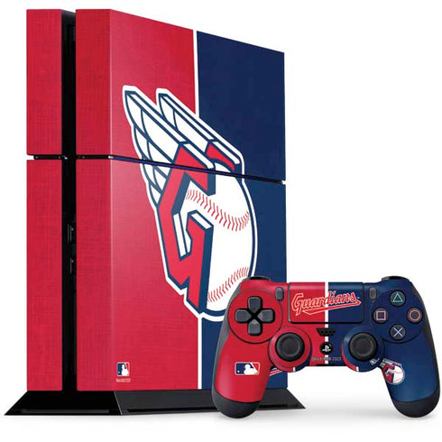 MLB Cleveland Guardians Split PlayStation PS4 Skins