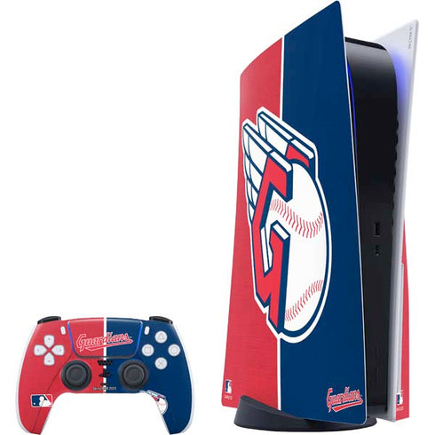 MLB Cleveland Guardians Split PlayStation PS5 Skins