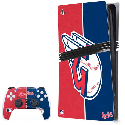 MLB Cleveland Guardians Split PlayStation PS5 Skins