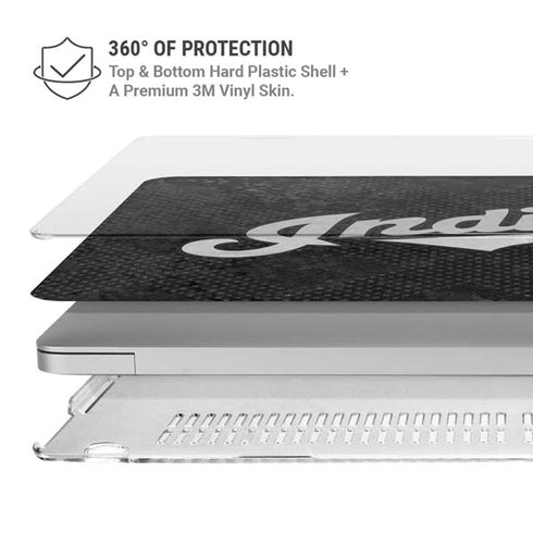 MLB Cleveland Guardians Dark Wash MacBook Air 13in (2020) Case plus Skin