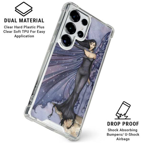 Cloak of Stars by Amy Brown Galaxy S25 Ultra Clear Case
