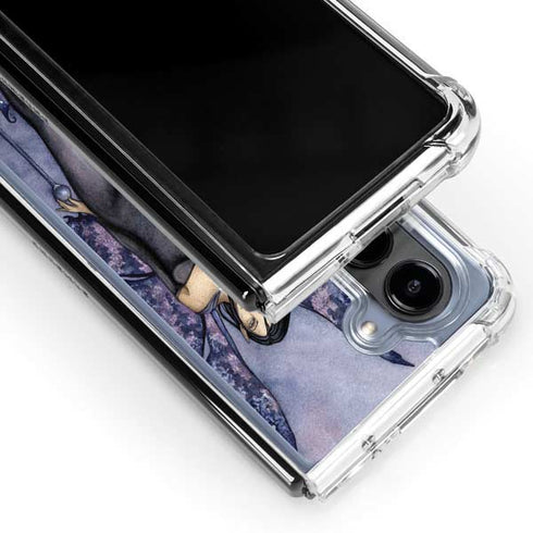 Cloak of Stars by Amy Brown Galaxy Z Fold5 5G Clear Case
