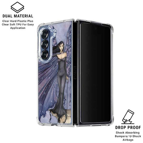 Cloak of Stars by Amy Brown Galaxy Z Fold6 Clear Case