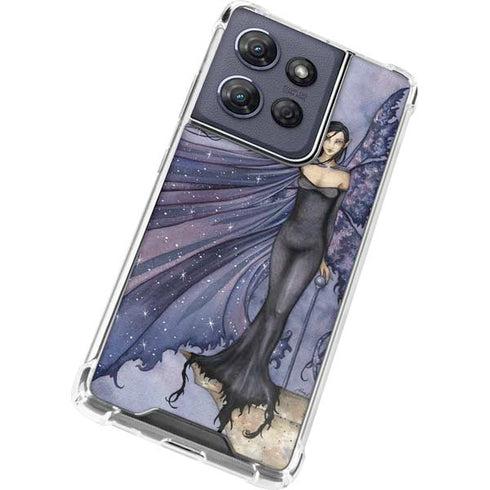 Cloak of Stars by Amy Brown Moto G Power 5G (2025) Clear Case