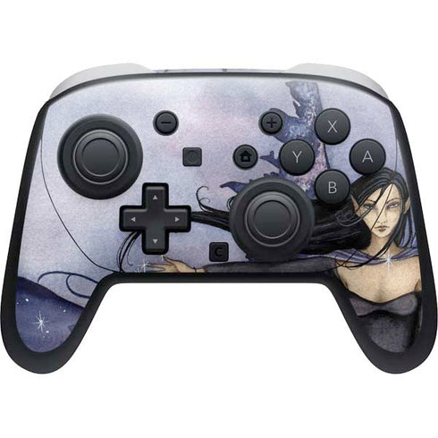 Cloak of Stars by Amy Brown Nintendo Switch 2 (2025) Pro Controller Skin