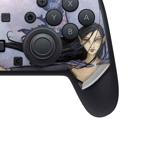Cloak of Stars by Amy Brown Nintendo Switch 2 (2025) Pro Controller Skin