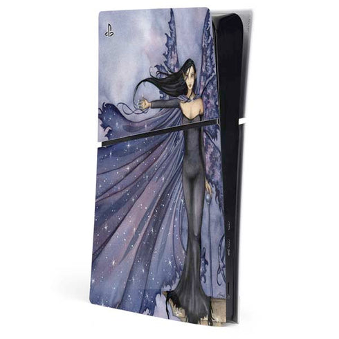 Cloak of Stars by Amy Brown PS5 Slim Digital Edition Console Skin