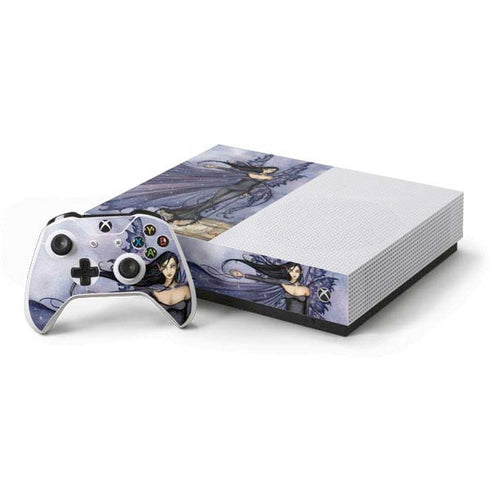 Cloak of Stars by Amy Brown Xbox One S All-Digital Edition Bundle Skin