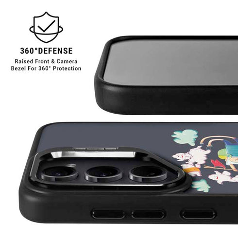 Adult Swim Adventure Time Cloud Kingdom Galaxy S25 Kickstand Case