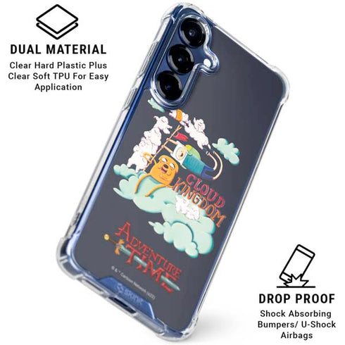 Adult Swim Adventure Time Cloud Kingdom Galaxy S25 Clear Case