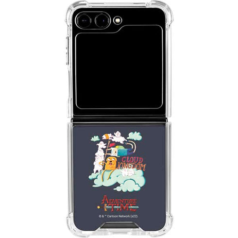 Adult Swim Adventure Time Cloud Kingdom Galaxy Z Flip6 Clear Case