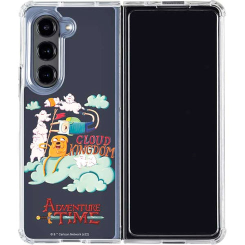 Adult Swim Adventure Time Cloud Kingdom Galaxy Z Fold5 5G Clear Case