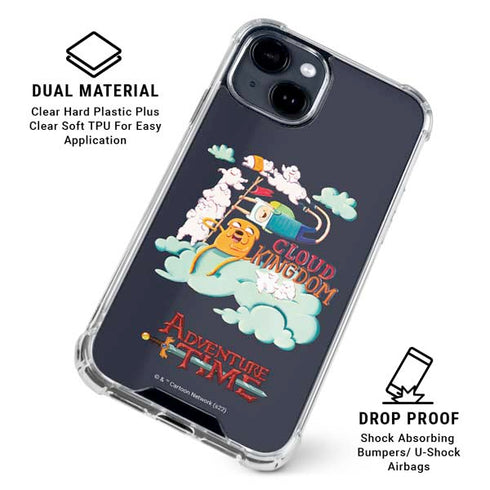 Adult Swim Adventure Time Cloud Kingdom iPhone 15 Clear Case