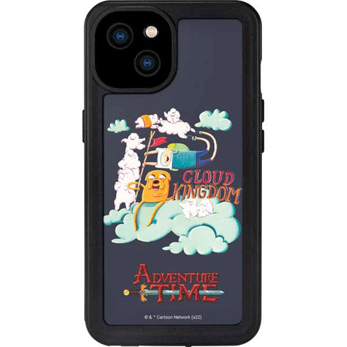 Adult Swim Adventure Time Cloud Kingdom iPhone 15 Plus Waterproof Case