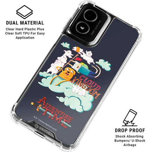 Adult Swim Adventure Time Cloud Kingdom Moto G Power 5G (2024) Clear Case