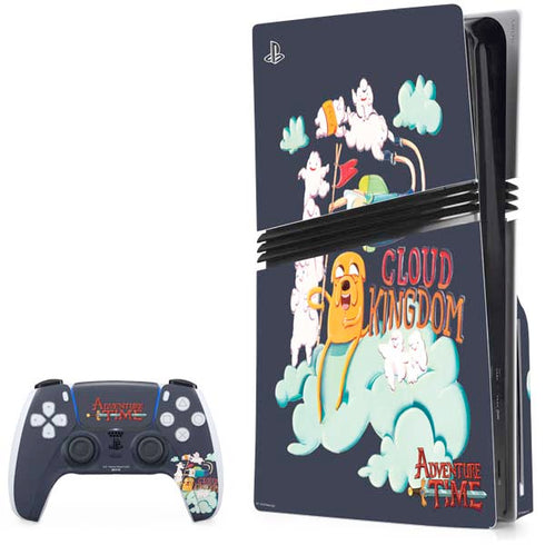 Adult Swim Adventure Time Cloud Kingdom PS5 Pro Disk Bundle Skin