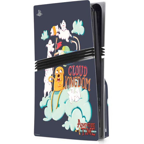 Adult Swim Adventure Time Cloud Kingdom PS5 Pro Disk Console Skin