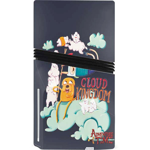 Adult Swim Adventure Time Cloud Kingdom PS5 Pro Disk Console Skin