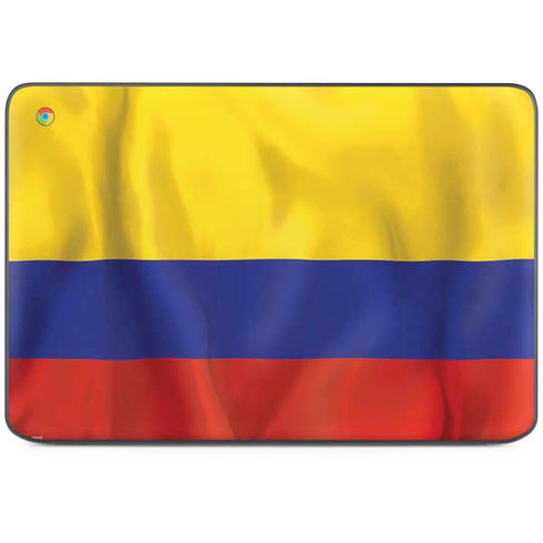 Colombia Flag HP Chromebook Skin