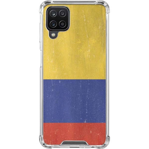 Colombia Flag Distressed Galaxy Cases
