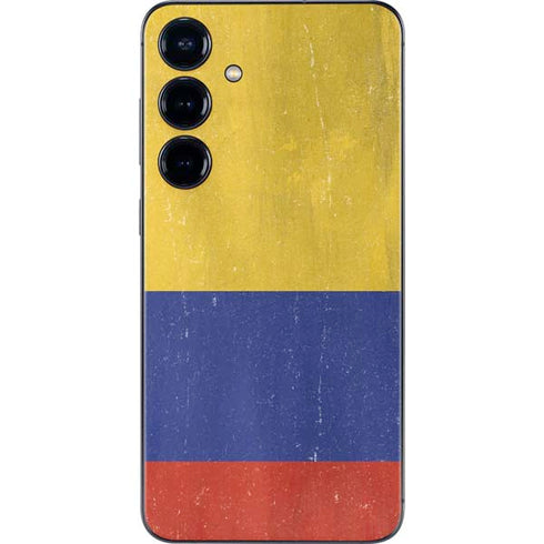 Colombia Flag Distressed Galaxy A16 5G Skin