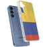 Colombia Flag Distressed Galaxy A55 5G Clear Case