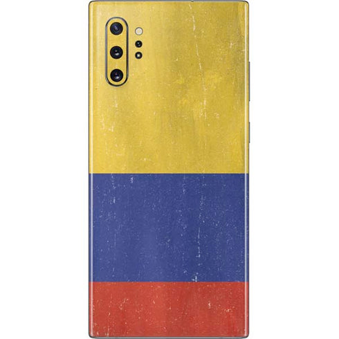 Colombia Flag Distressed Galaxy Note 10 Plus Skin