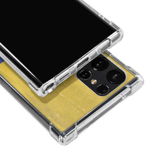 Colombia Flag Distressed Galaxy S23 Ultra Clear Case