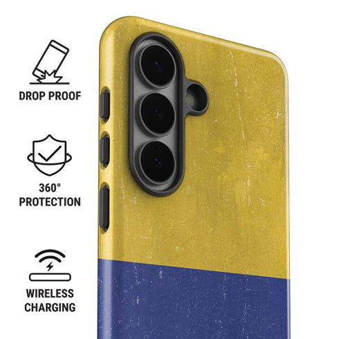 Colombia Flag Distressed Galaxy S26 Impact Case