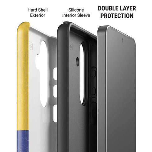 Colombia Flag Distressed Galaxy S26 Impact Case