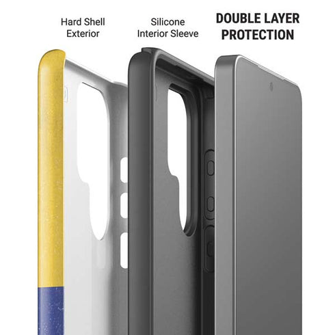 Colombia Flag Distressed Galaxy S26 Ultra Impact Case