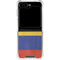 Colombia Flag Distressed Galaxy Z Flip6 Clear Case