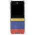 Colombia Flag Distressed Galaxy Z Flip6 Clear Case