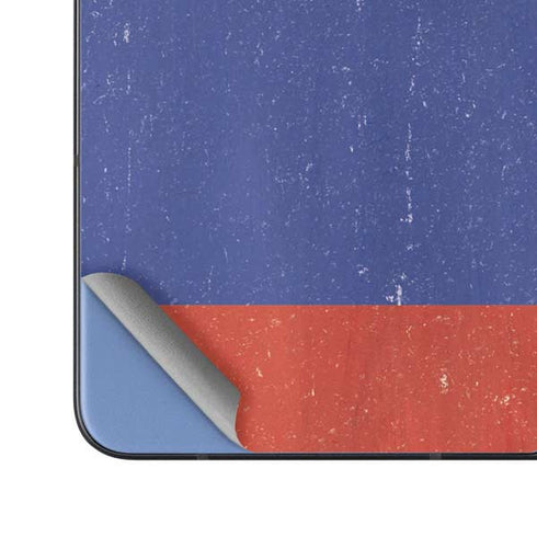 Colombia Flag Distressed Galaxy Z Fold5 5G Skin