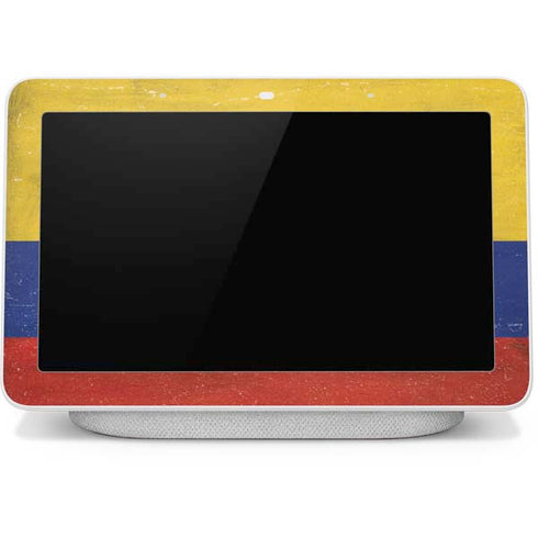 Colombia Flag Distressed Google Home Hub Skin