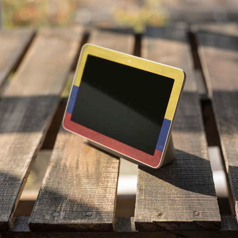 Colombia Flag Distressed Google Home Hub Skin