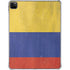 Colombia Flag Distressed iPad Pro 11in (2024) Clear Case