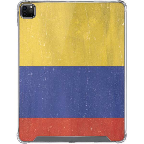 Colombia Flag Distressed iPad Cases