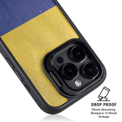 Colombia Flag Distressed iPhone 13 Pro Kickstand Case