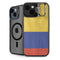 Colombia Flag Distressed iPhone 14 Kickstand Case