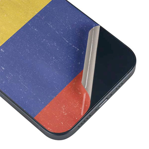 Colombia Flag Distressed iPhone Skins