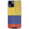 Colombia Flag Distressed iPhone 15 Clear Case