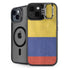 Colombia Flag Distressed iPhone 15 Kickstand Case