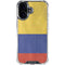 Colombia Flag Distressed iPhone 16 Plus Clear Case