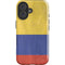 Colombia Flag Distressed iPhone 16 Plus Impact Case