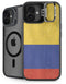 Colombia Flag Distressed iPhone 16 Plus Kickstand Case