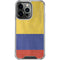 Colombia Flag Distressed iPhone 16 Pro Clear Case