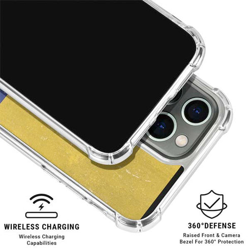 Colombia Flag Distressed iPhone 16 Pro Max Clear Case