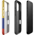 Colombia Flag Distressed iPhone 16 Pro Max Impact Case