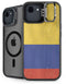 Colombia Flag Distressed iPhone 16e Kickstand Case